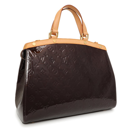 Exclusive Louis Vuitton Amarante Vernis Brea GM — Side View