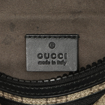 Exclusive Gucci GG Supreme Monogram Belt Bag — Detail View