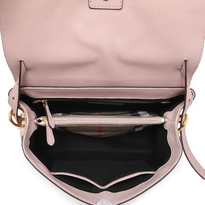 Exclusive Burberry Pale Orchid Derby Calfskin House Check Medium Camberley — Alternate View 8