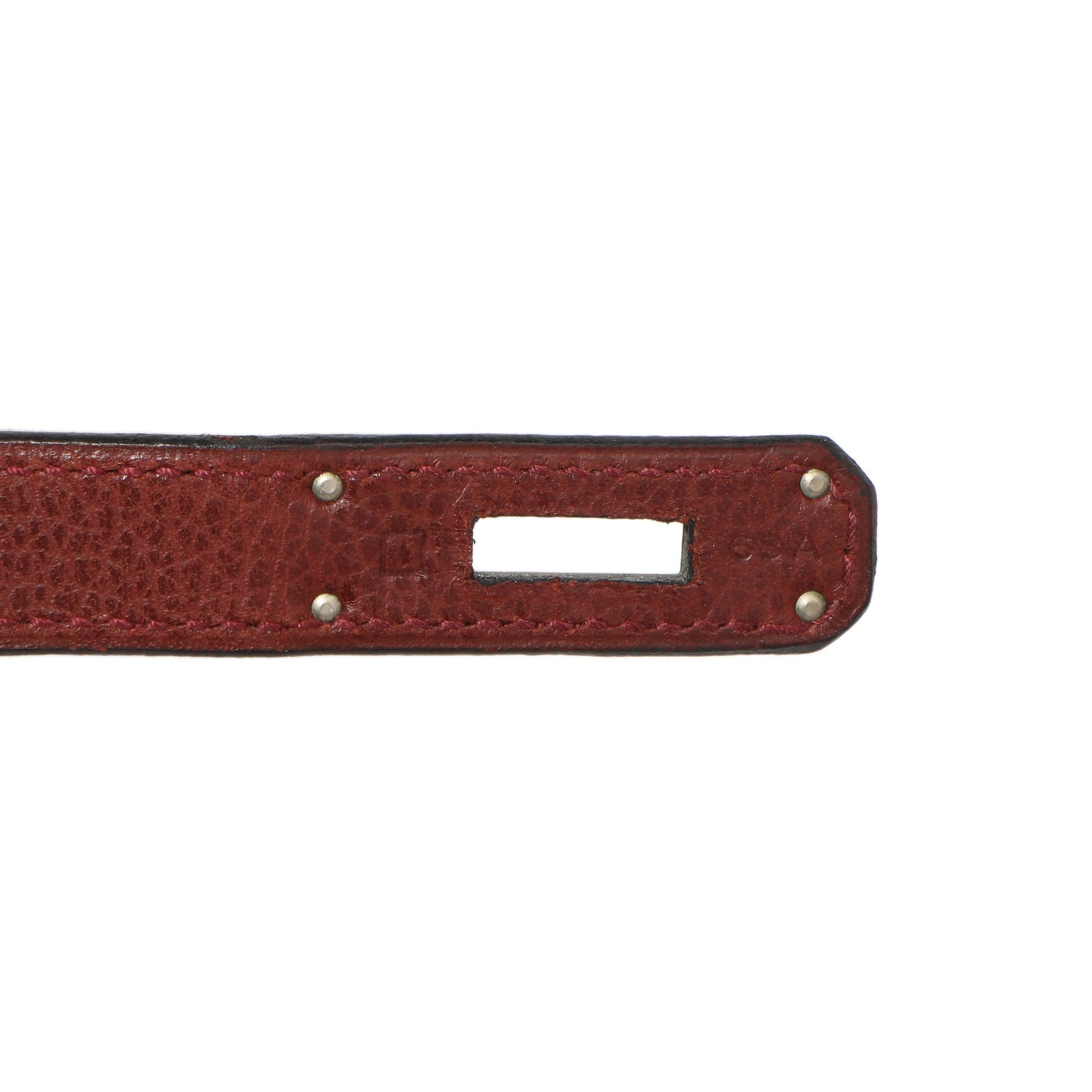 Exclusive Hermes Rouge H Ardennes Birkin 30 — Alternate View 10