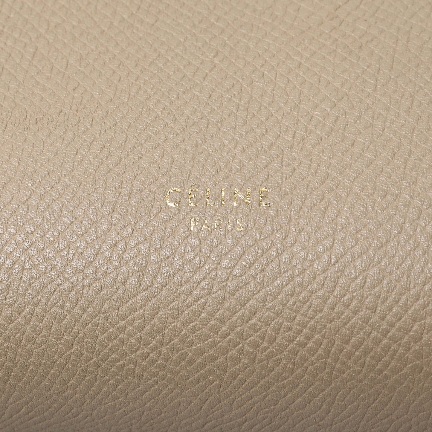 Exclusive Celine Taupe Grained Calfskin Mini Belt Bag — Alternate View 9