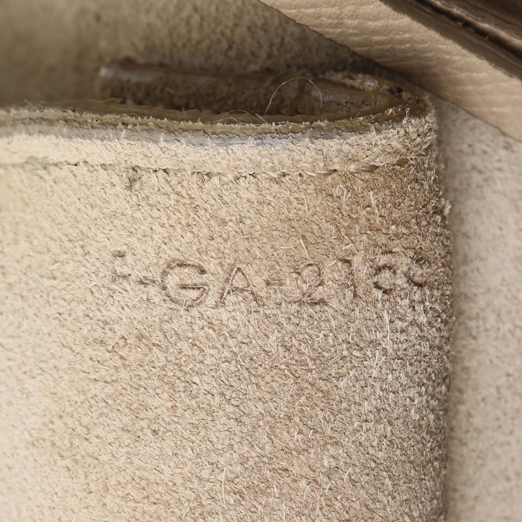 Exclusive Celine Taupe Grained Calfskin Mini Belt Bag — Alternate View 11