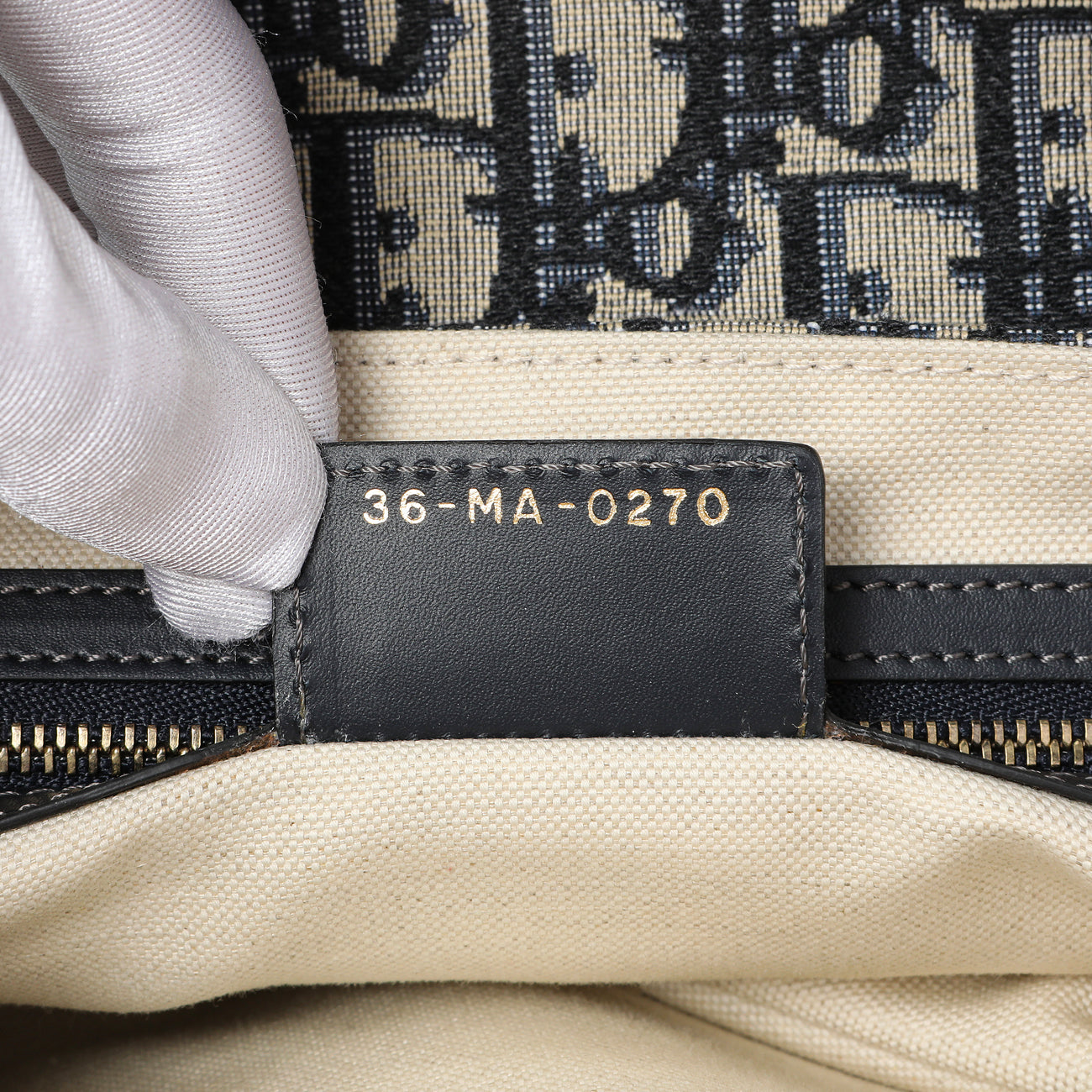 Exclusive Christian Dior Oblique Saddle Bag — Lifestyle View