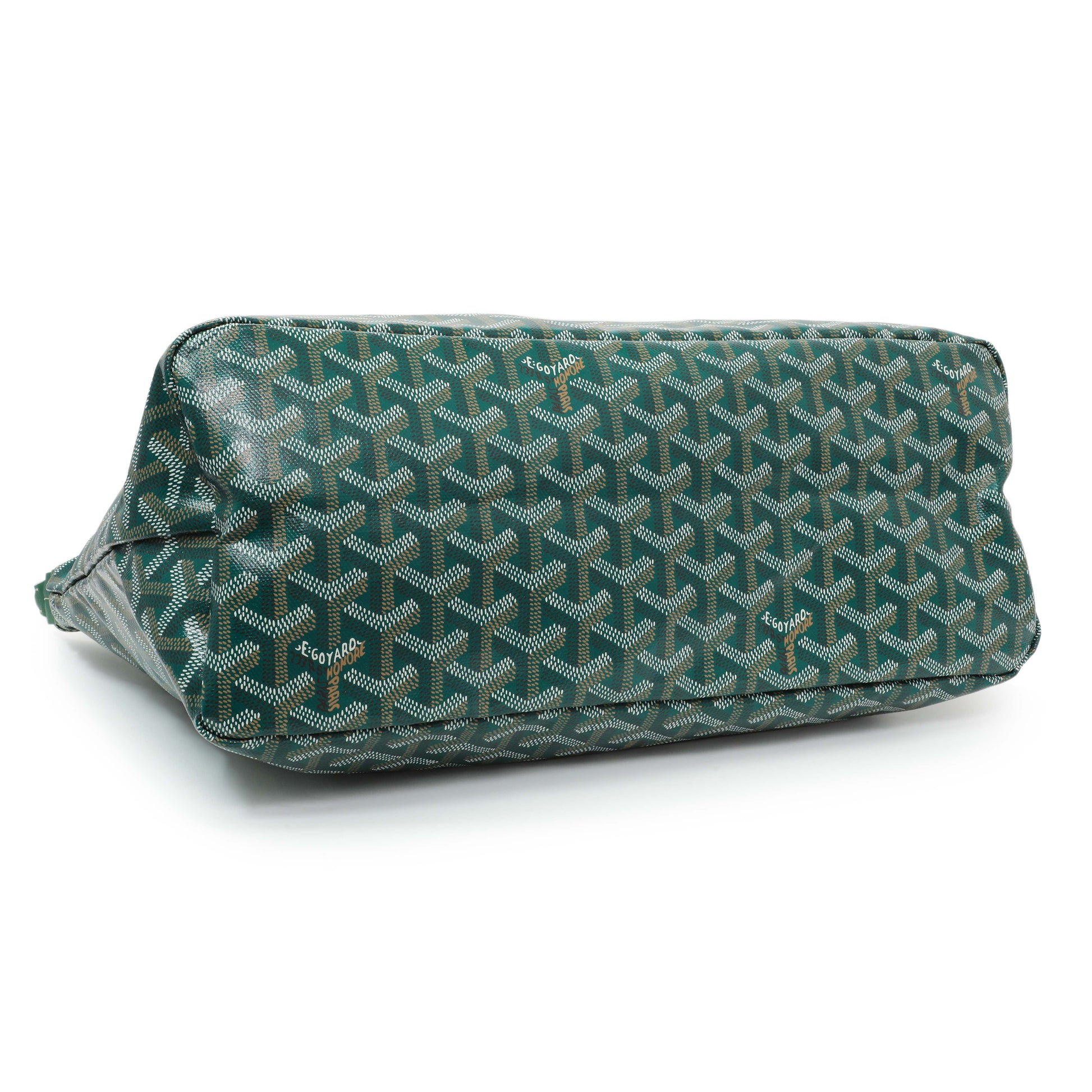 Exclusive Goyard Green Goyardine Boheme Hobo — Back View
