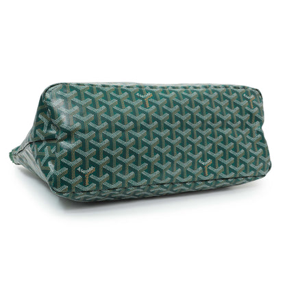 Exclusive Goyard Green Goyardine Boheme Hobo — Back View