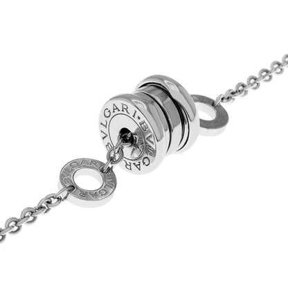 Exclusive Bulgari 18K White Gold B.Zero1 Bracelet — Side View