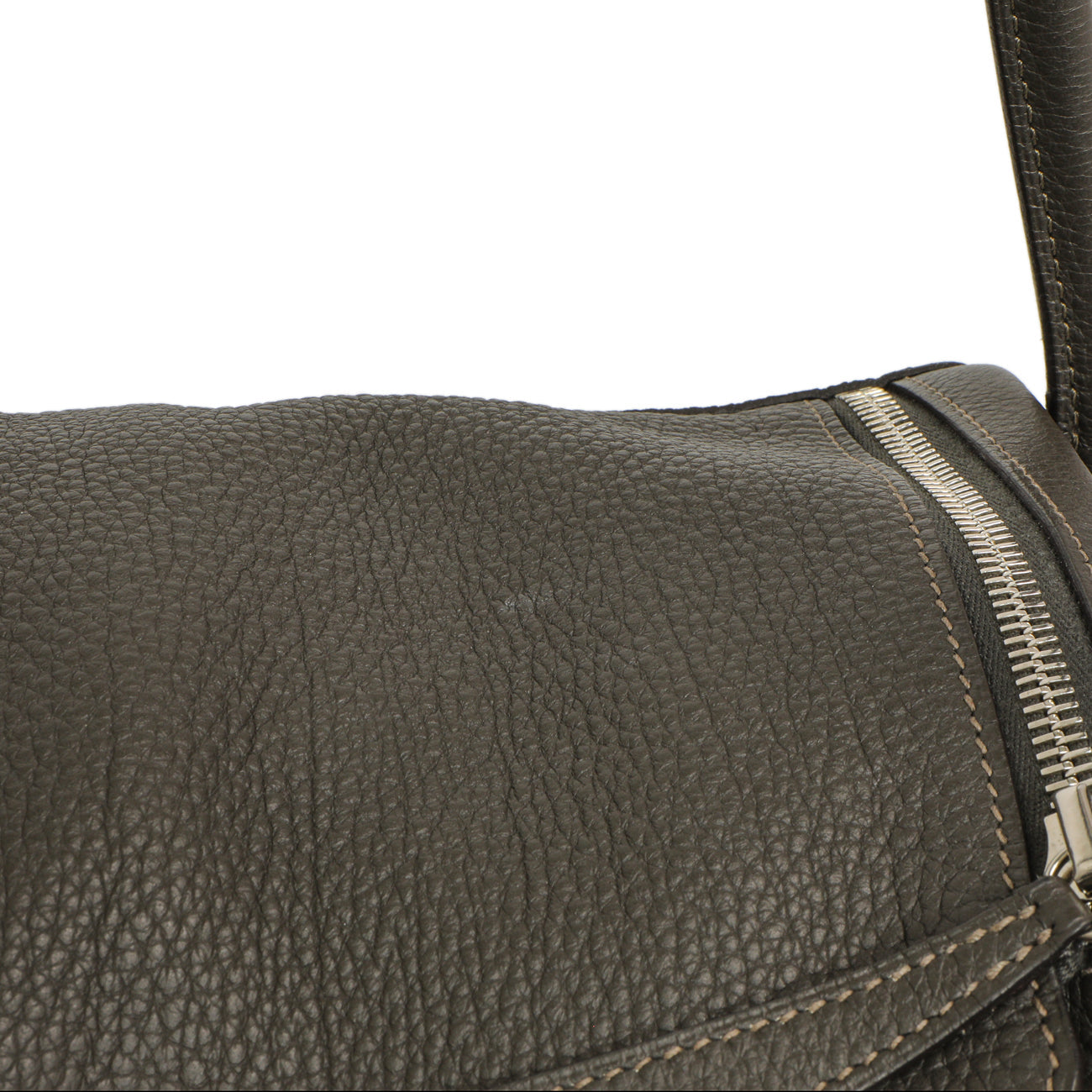 Exclusive Hermes Etain Etoupe Clemence Lindy 30 — Alternate View 8