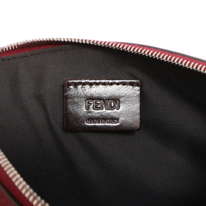 Exclusive Fendi Love Studded Vitello Liberty Zip Pouch — Detail View