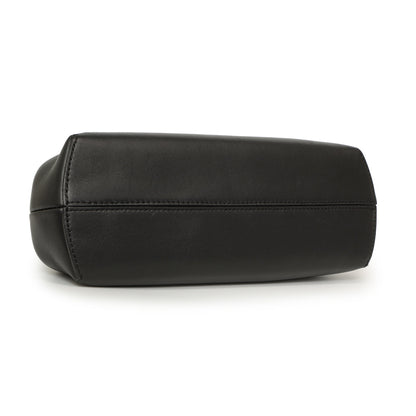 Exclusive Fendi Black Shiny Nappa Small Fendi First — Back View
