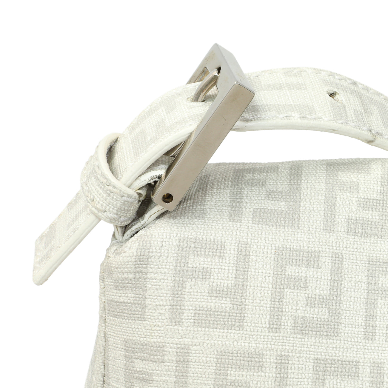 Exclusive Fendi White Zucchino Mama Baguette — Alternate View 7