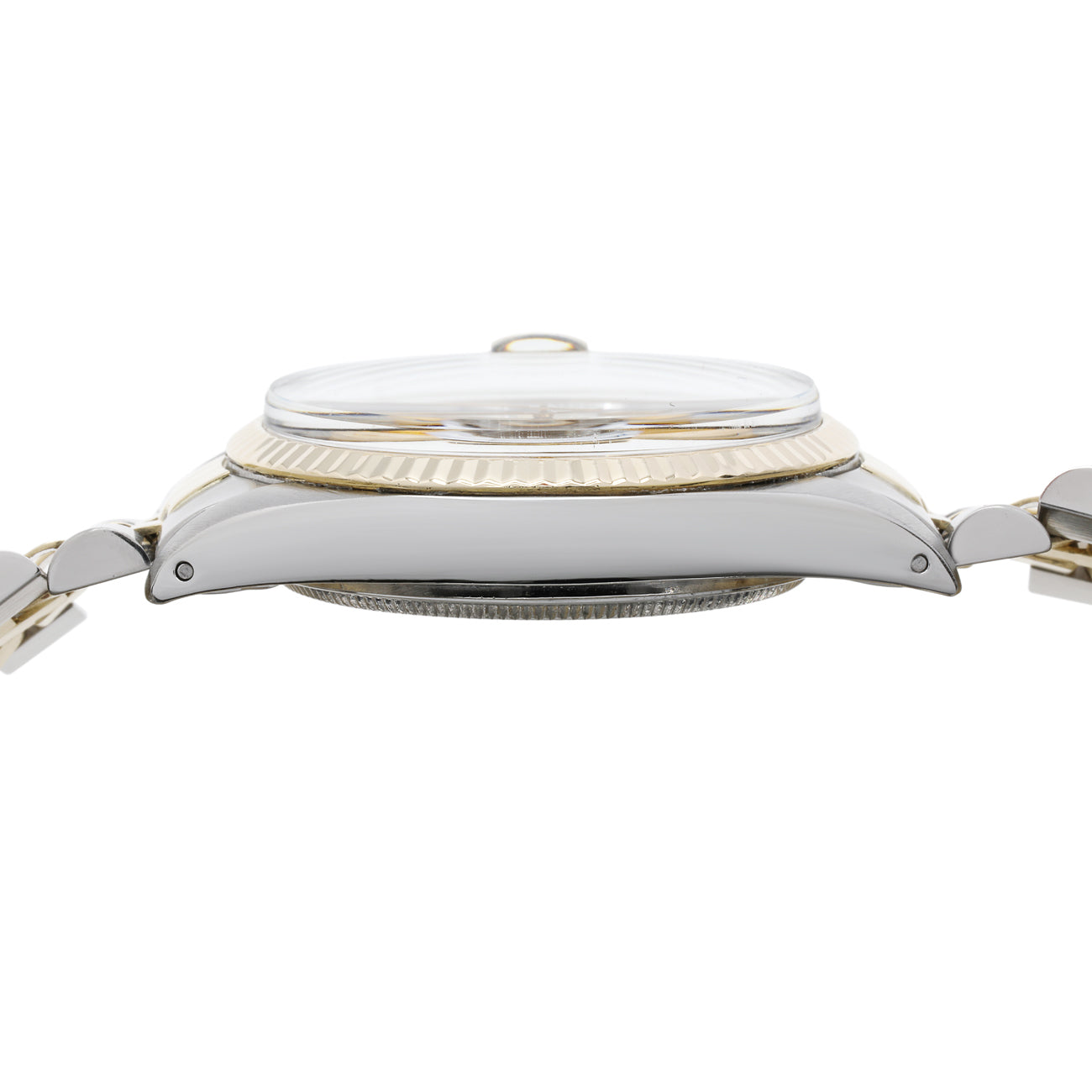 Exclusive Rolex Stainless Steel 18K Yellow Gold Datejust 36 16013 — Back View