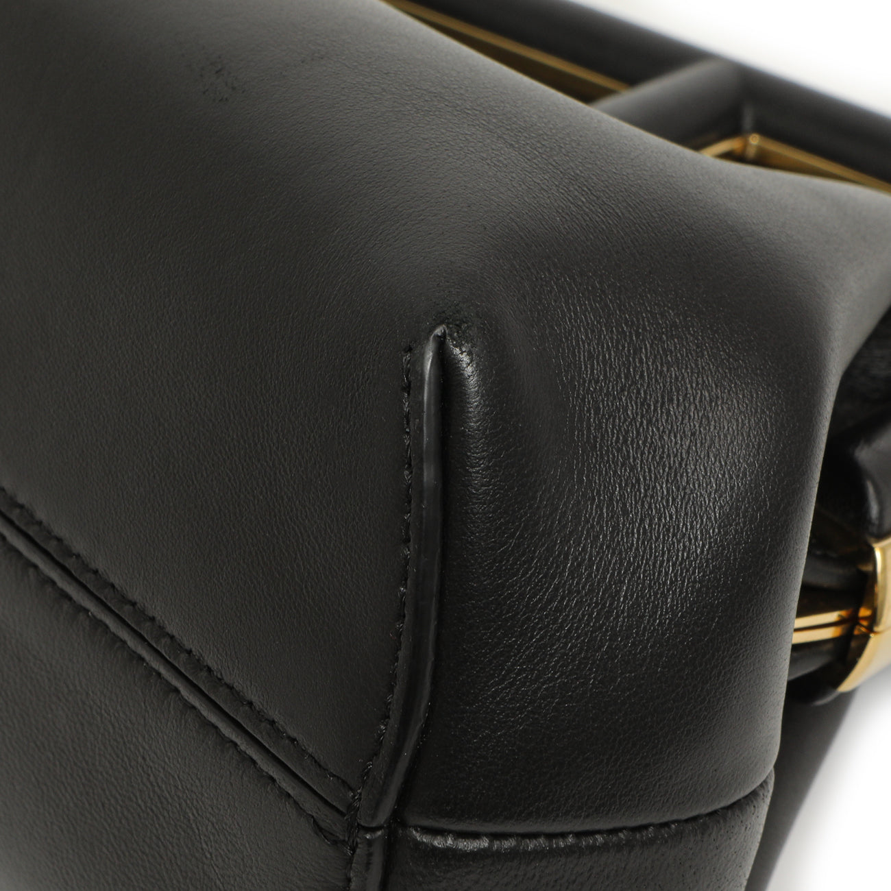 Exclusive Fendi Black Shiny Nappa Small Fendi First — Alternate View 7