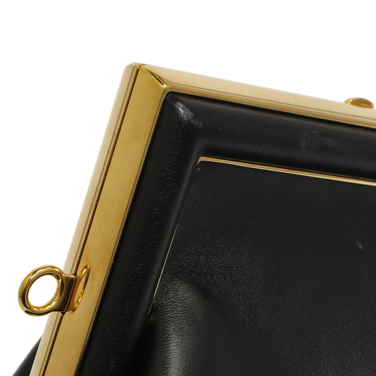 Exclusive Fendi Black Shiny Nappa Small Fendi First — Alternate View 11
