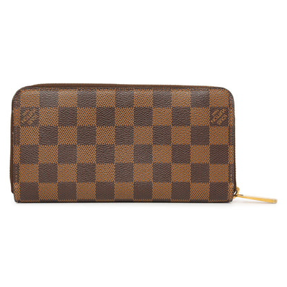 Exclusive Louis Vuitton Damier Ebene Zippy Wallet — Side View