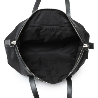 Exclusive Gucci Black Techno Canvas Web Duffle — Top View
