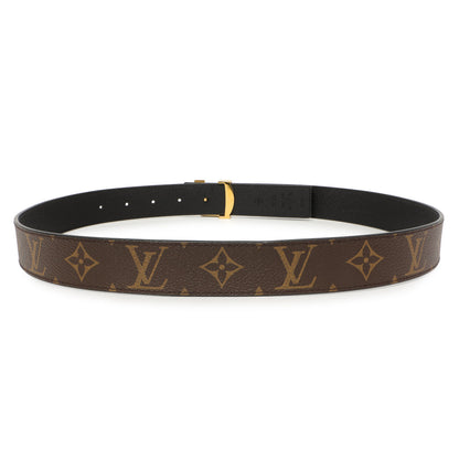 Exclusive Louis Vuitton Monogram 30mm LV Initiales Reversible Belt — Side View