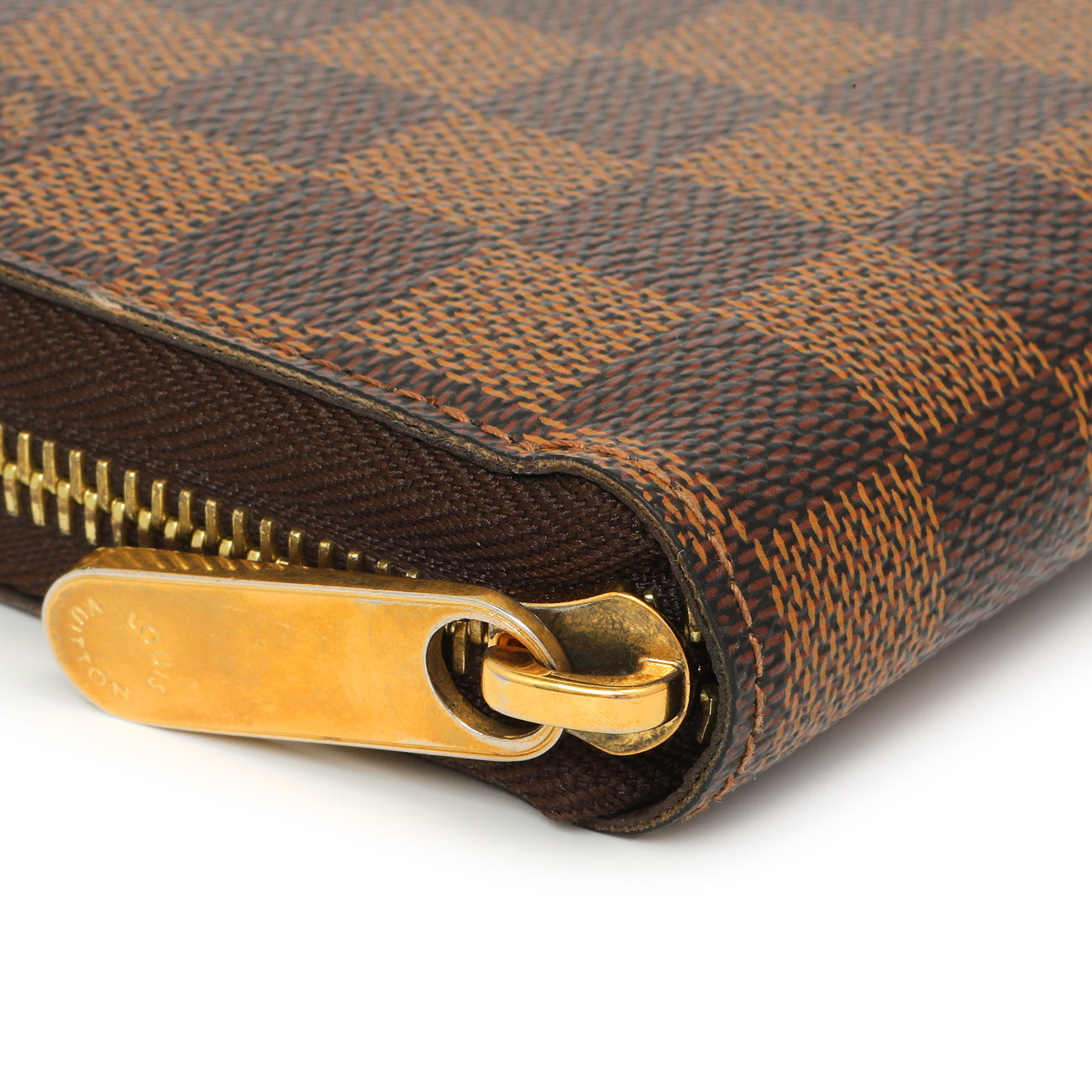 Exclusive Louis Vuitton Damier Ebene Zippy Wallet — Lifestyle View