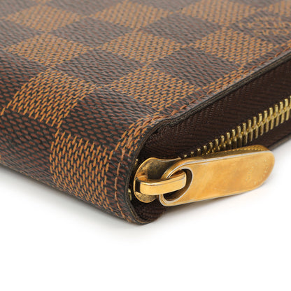 Exclusive Louis Vuitton Damier Ebene Zippy Wallet — Alternate View 9