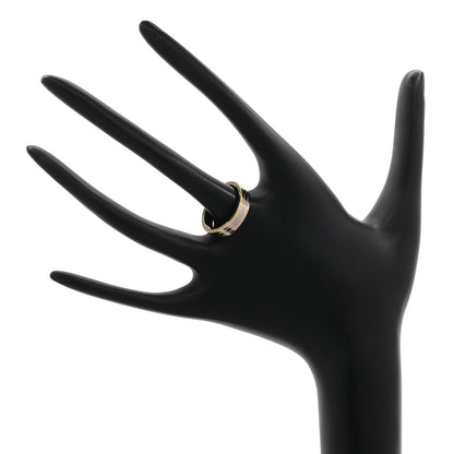 Exclusive Cartier 18K White Yellow Rose Gold Vendome Louis Cartier Wedding Band Ring — Back View