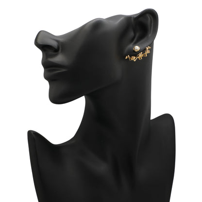 Exclusive Louis Vuitton Cruiser Earrings — Back View