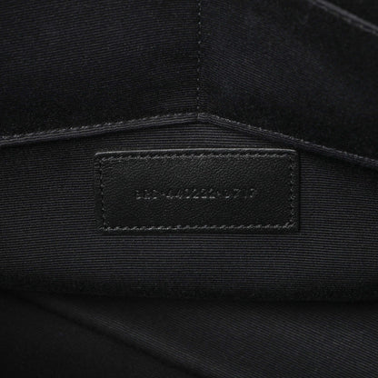 Exclusive Saint Laurent Burgundy Calfskin Matelasse Chevron Monogram Document Holder — Lifestyle View