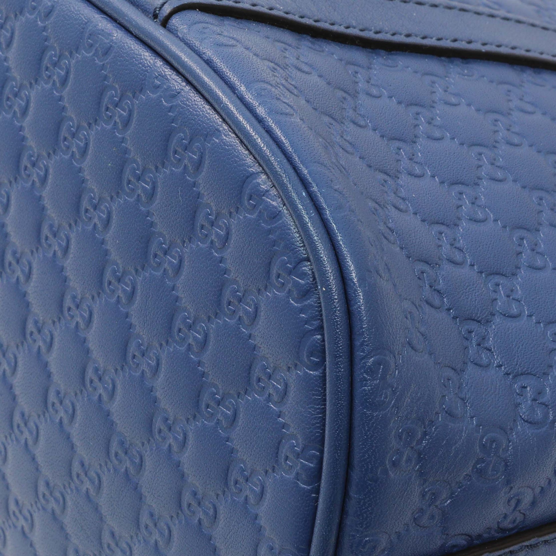 Exclusive Gucci Blue Microguccissima Mini Dome Bag — Alternate View 7