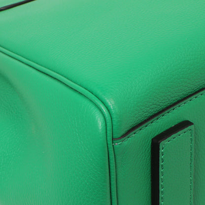 Exclusive Versace Green Calfskin Large La Medusa Top Handle — Lifestyle View