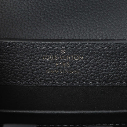 Exclusive Louis Vuitton Black Matte Taurillon Capucines East West Mini — Alternate View 7
