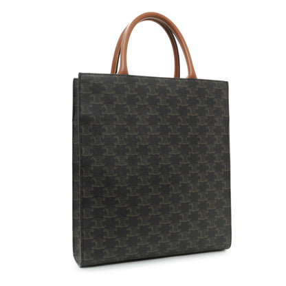 Exclusive Celine Triomphe Canvas Small Vertical Cabas — Side View