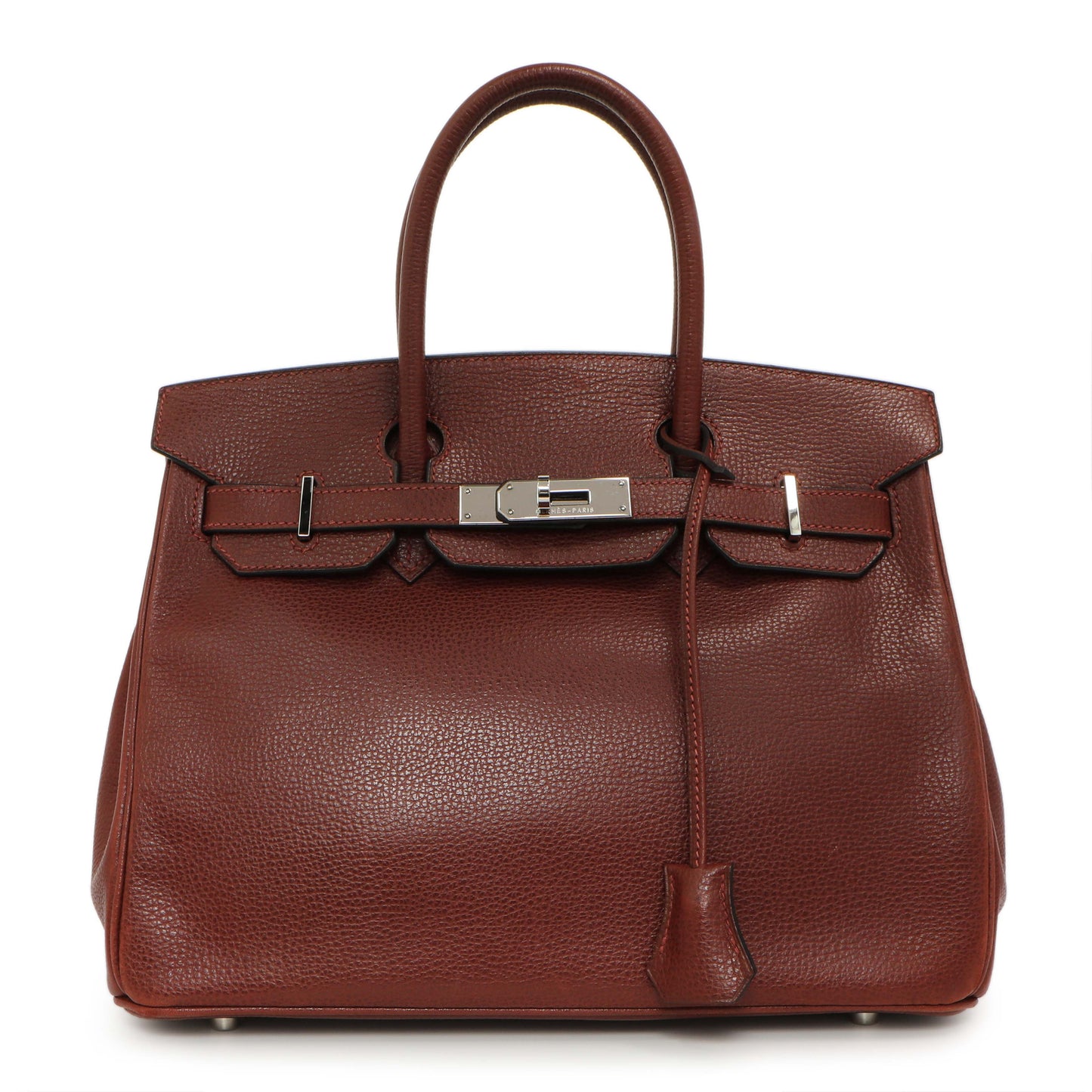 Exclusive Hermes Rouge H Ardennes Birkin 30 — Front View