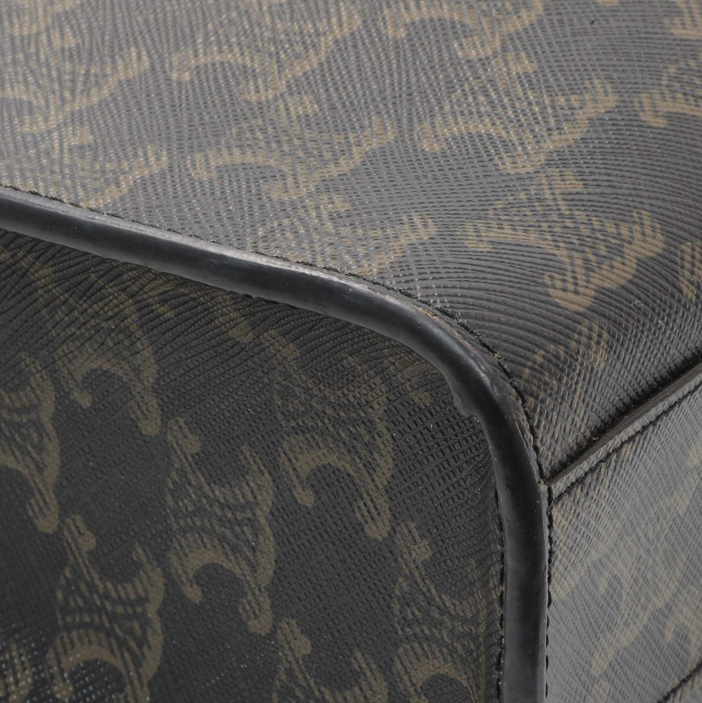 Exclusive Celine Triomphe Canvas Small Vertical Cabas — Top View