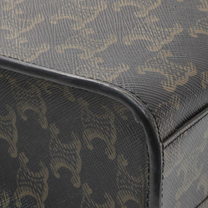 Exclusive Celine Triomphe Canvas Small Vertical Cabas — Top View