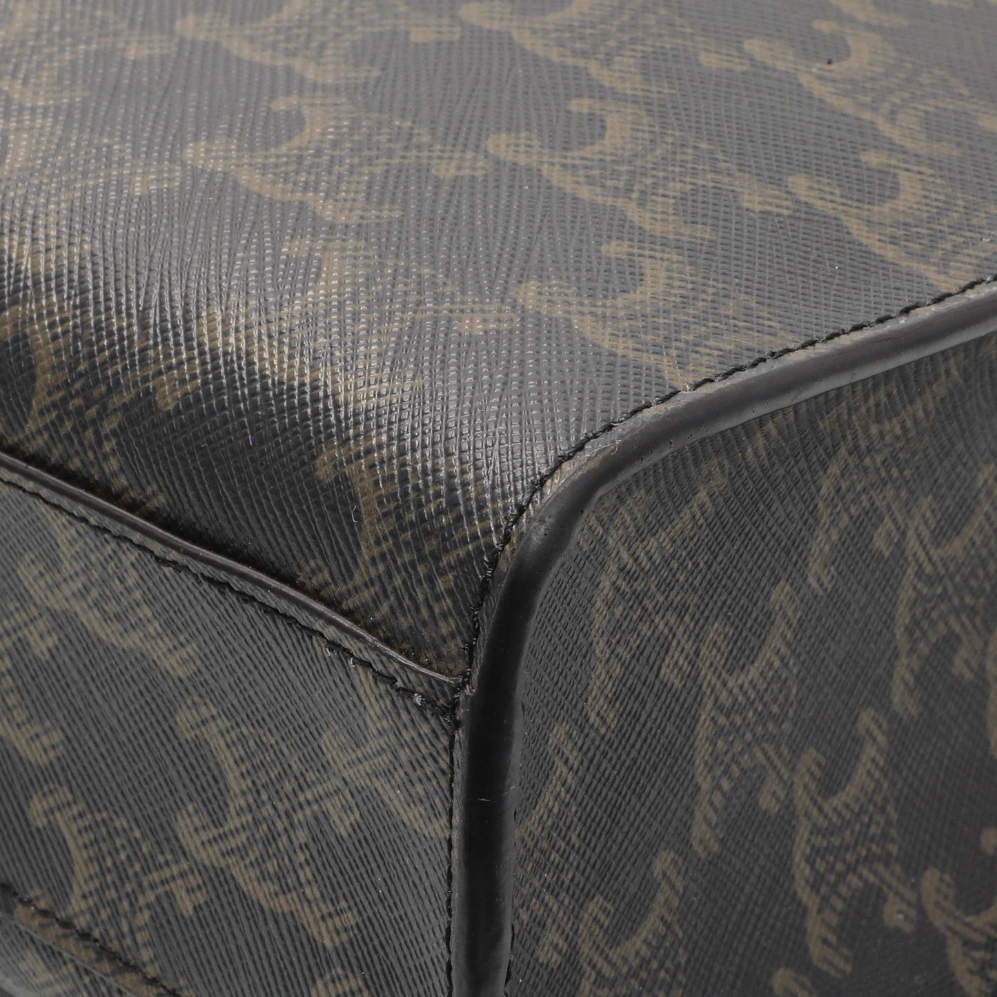 Exclusive Celine Triomphe Canvas Small Vertical Cabas — Detail View