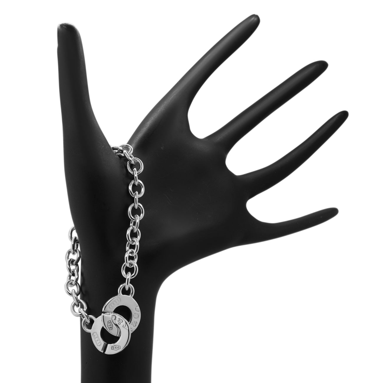 Exclusive Tiffany & Co. Sterling Silver 1837 Bracelet — Side View