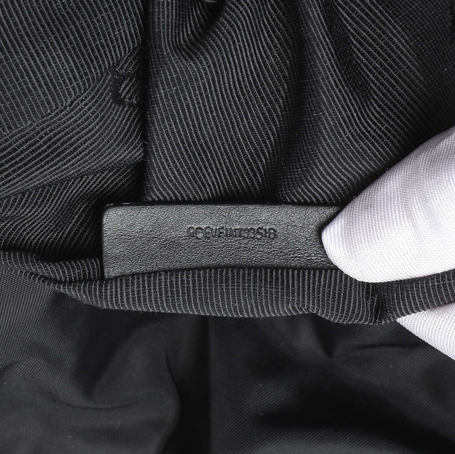 Exclusive Burberry Black Nylon Medium Rucksack — Lifestyle View