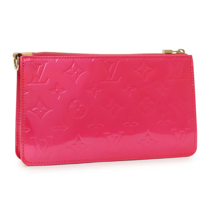 Exclusive Louis Vuitton Fuchsia Monogram Vernis Lexington Pochette — Side View