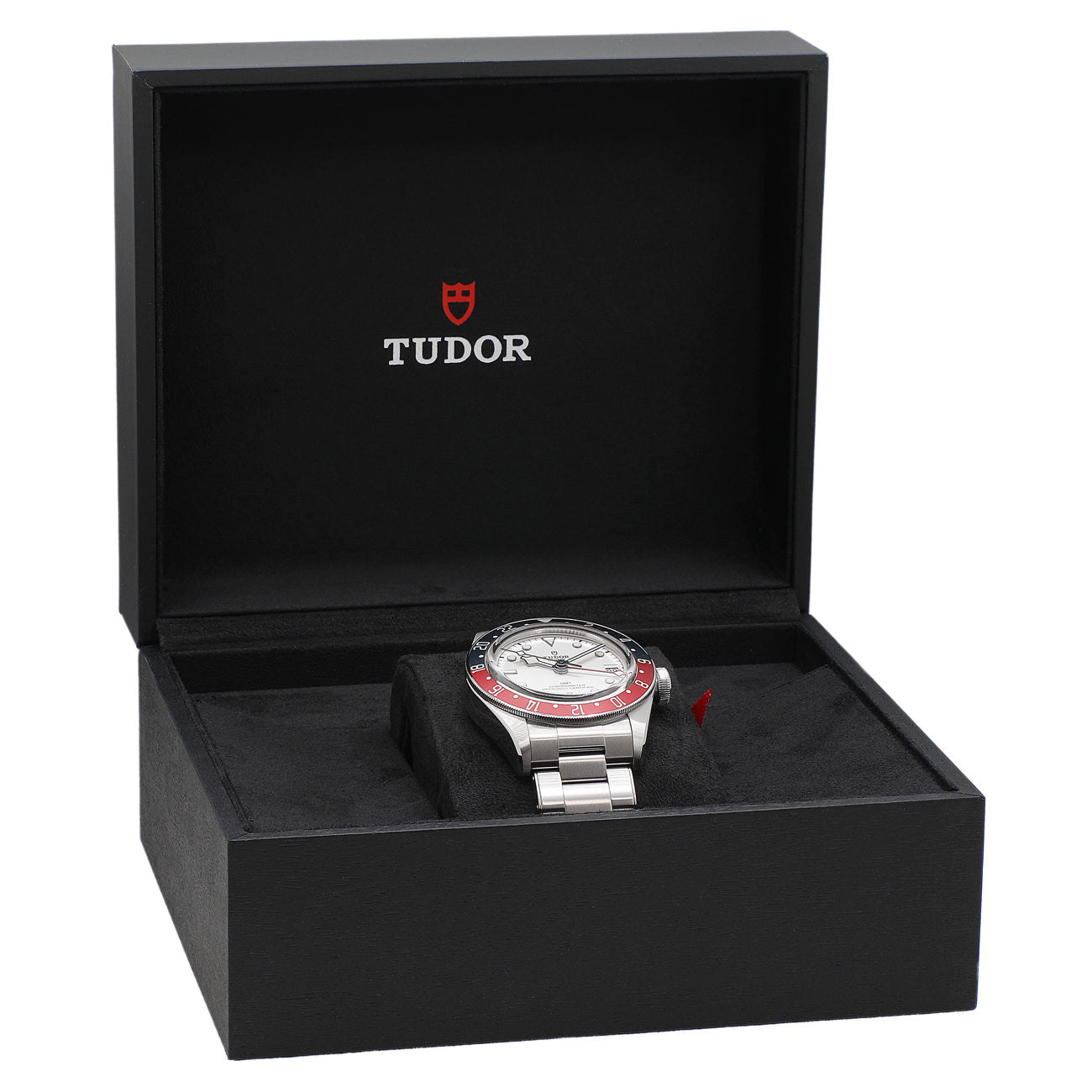 Exclusive Tudor Stainless Steel Black Bay GMT 79830RB — Detail View
