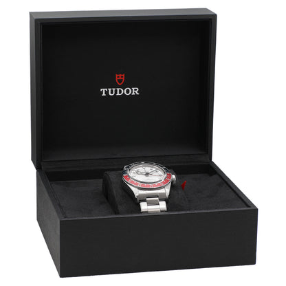 Exclusive Tudor Stainless Steel Black Bay GMT 79830RB — Detail View