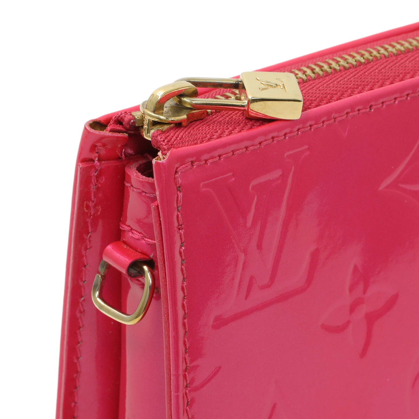 Exclusive Louis Vuitton Fuchsia Monogram Vernis Lexington Pochette — Alternate View 7