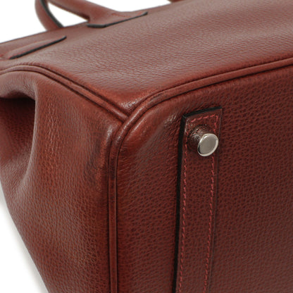 Exclusive Hermes Rouge H Ardennes Birkin 30 — Lifestyle View