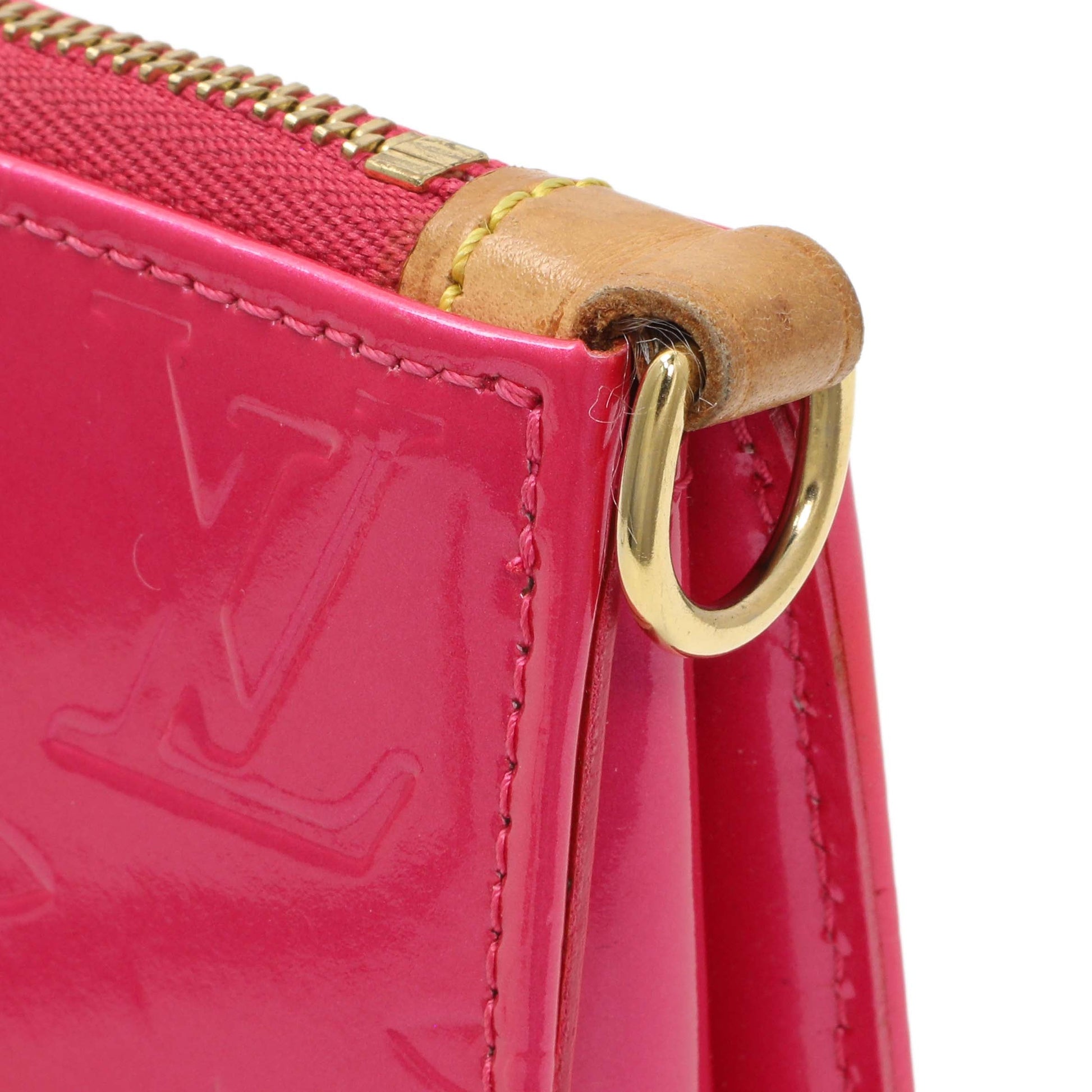 Exclusive Louis Vuitton Fuchsia Monogram Vernis Lexington Pochette — Alternate View 8