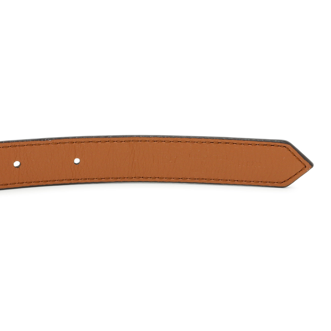 Exclusive Louis Vuitton Reverse Monogram LV Cricle Prime Reversible Belt — Back View