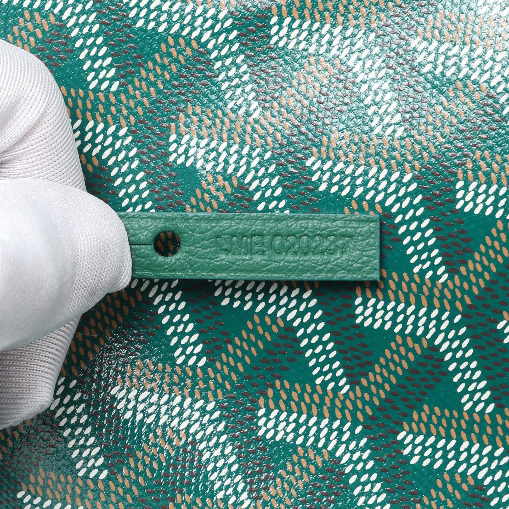 Exclusive Goyard Green Goyardine Boheme Hobo — Lifestyle View