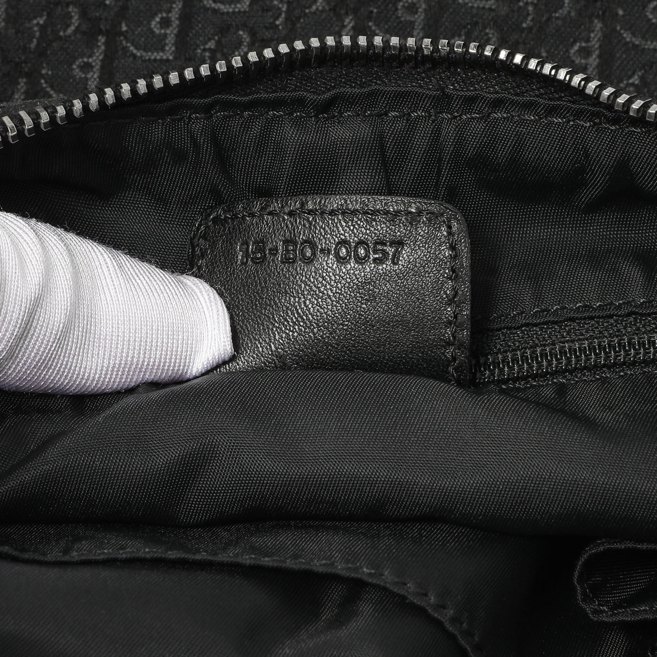 Exclusive Christian Dior Black Monogram Buckle Hobo — Alternate View 7