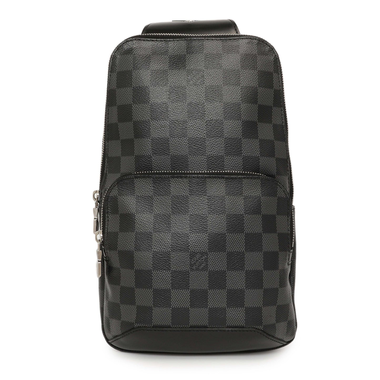 Exclusive Louis Vuitton Damier Graphite Avenue Sling Bag — Front View