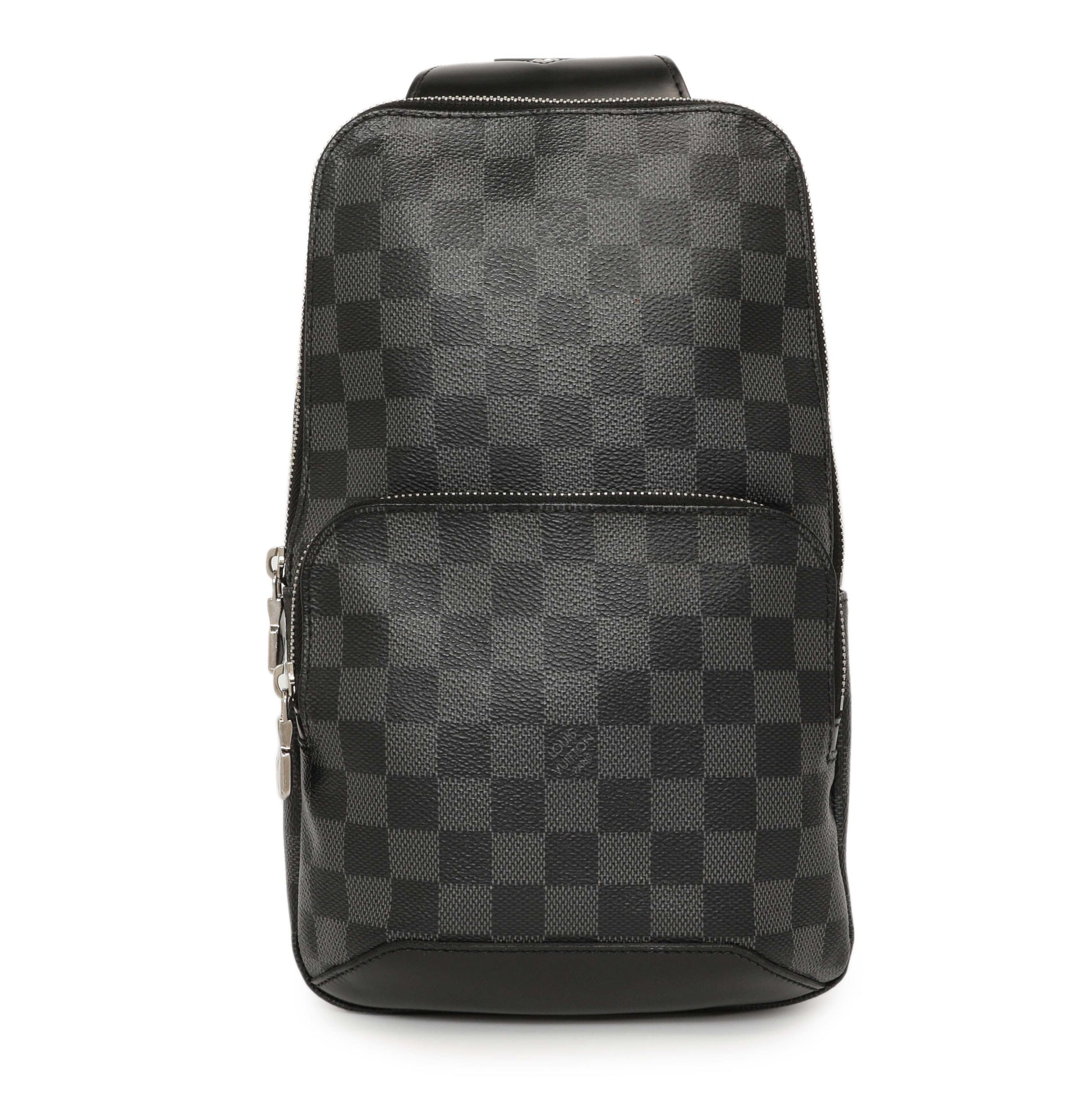 Exclusive Louis Vuitton Damier Graphite Avenue Sling Bag — Front View