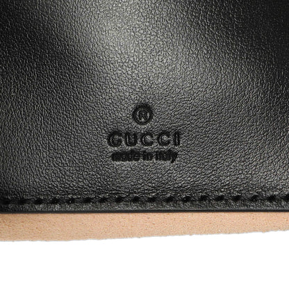 Exclusive Gucci Black Calfskin Matelasse Chevron Mini GG Marmont Half Moon Hobo — Detail View
