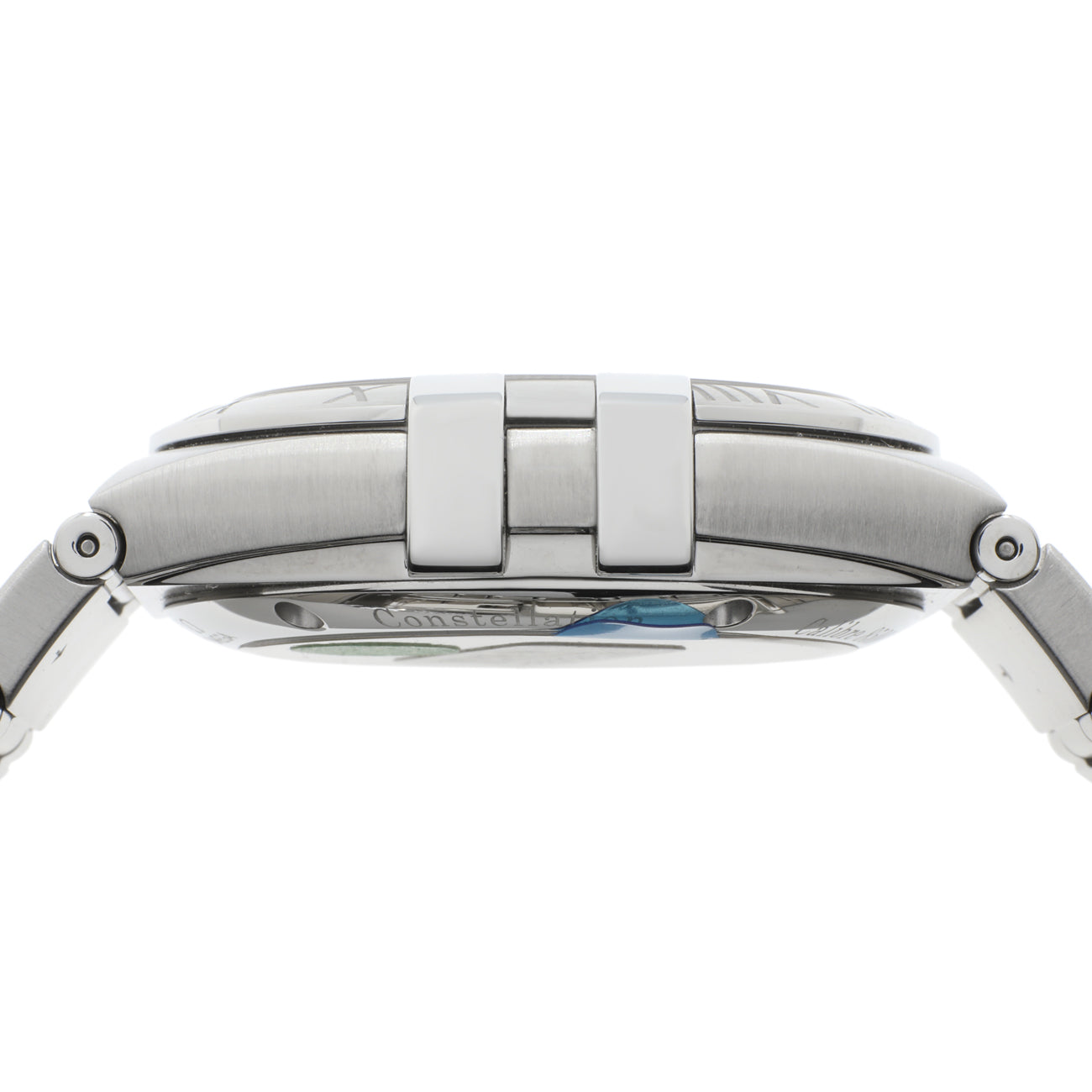 Exclusive Omega Stainless Steel Constellation Co-Axial 123.10.38.21.02.001 — Back View