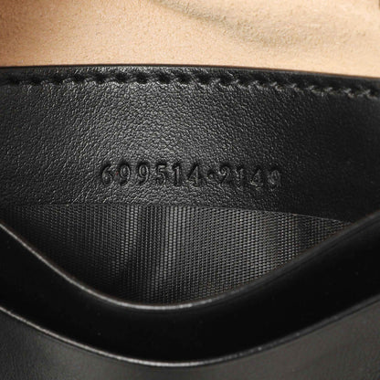 Exclusive Gucci Black Calfskin Matelasse Chevron Mini GG Marmont Half Moon Hobo — Lifestyle View