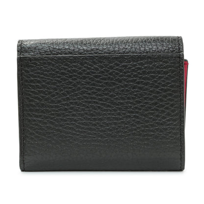 Exclusive Louis Vuitton Black Taurillon Capucines XS Wallet — Side View